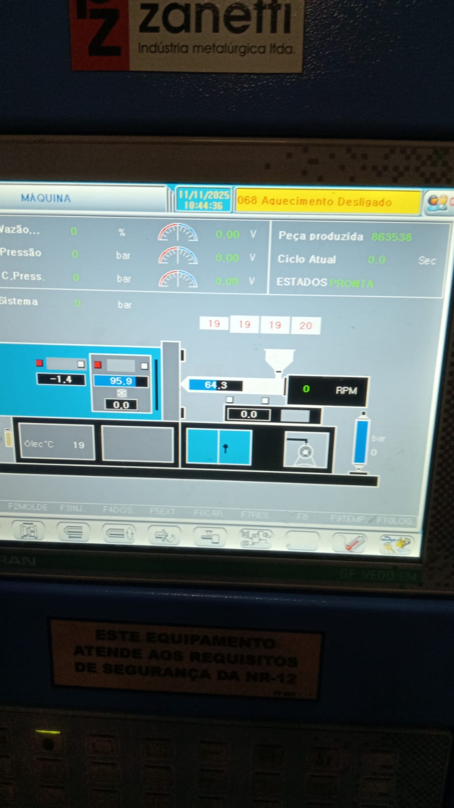 Injetora Pavan 88 ton